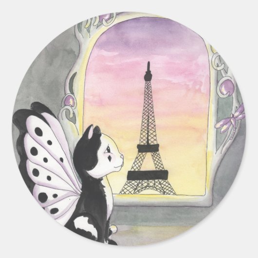 marcel ronde sticker (Voorkant)