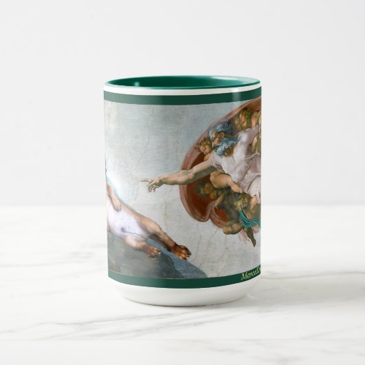 Marcello de creatie van hond 15 oz Art Mok (Midden)