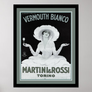 Marcello Dudovich Art déco Vermouth Bianco
