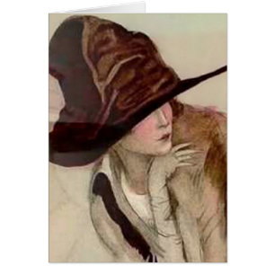 Marcello Dudovich Jeunes Filles aux Chapeaux Illus