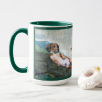 Marcello la création du chien tasse d'art de 15