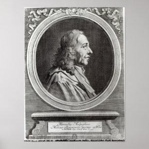 Marcello Malpighi, 67 jaar, 1694 Poster