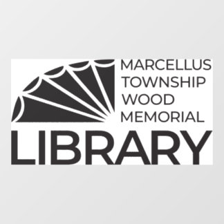 Marcellus Twp. Wood Memorial Library Ruitstickers Raamsticker