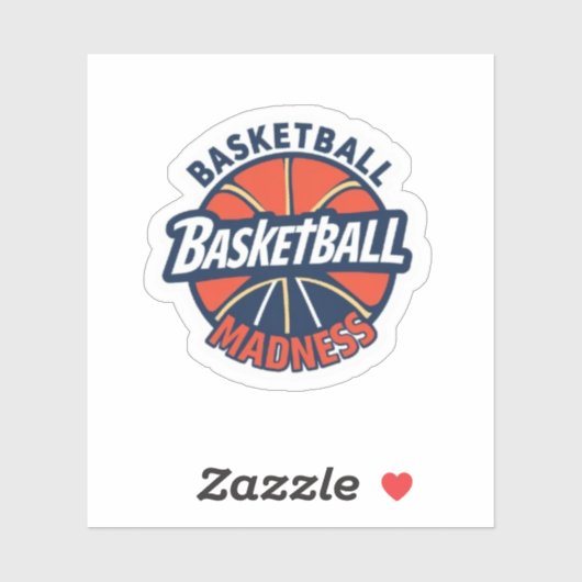 March Basketball Madness Tournament  Sticker (Vel)