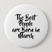 "March" Birthday Button (Voorkant)