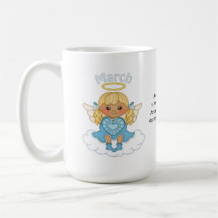 March Birthstone Angel Blonde Koffiemok