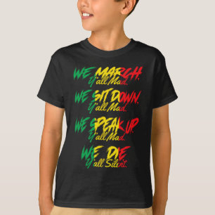 March Black Pride Afro-Amerikaans Juneteenth T-shirt