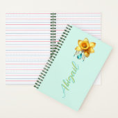 March Bloom Personalized Keepsake  Notitieboek (Binnen)