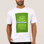 March Break Word Cloud Typography School Vacation T-shirt (Voorkant)