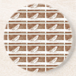 "March Brown" droog Onderzetter fluitpatroon.