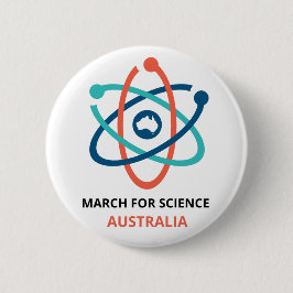 March for Science - Australia - Ronde Button 5,7 Cm