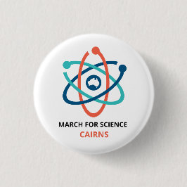 March for Science - Cairns - Ronde Button 3,2 Cm