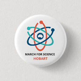 March for Science - Hobart - Ronde Button 3,2 Cm