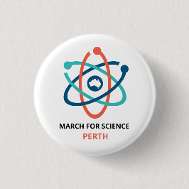 March for Science - Perth - Ronde Button 3,2 Cm