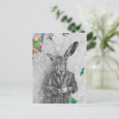 March Hare Briefkaart (Staand voorkant)