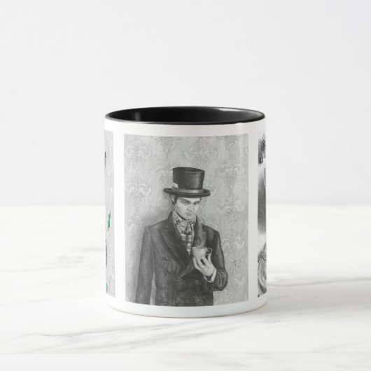 March Hare Mad Hatter Dormouse Wonderland Mok (Midden)