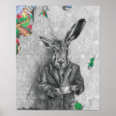 March Hare Poster Alice in het Wonderland Poster (Voorkant)