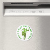 March is National Celery Month Holiday Magnet Magneet (Insitu (Vaatwasser))