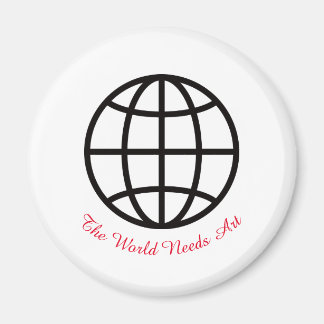 March is Youth Art Month, The World Needs Art Magneet