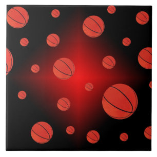 March Madness Basketball Ceramic Tegel Tegeltje