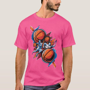 March Madness Fierce competitie basketbalspeler T-shirt