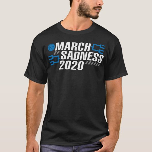 March Sadness Basketball Sadness T-shirt (Voorkant)