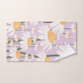 Marché aux fleurs Amsterdam Abstrait Retro Daisies (Serviette à main)