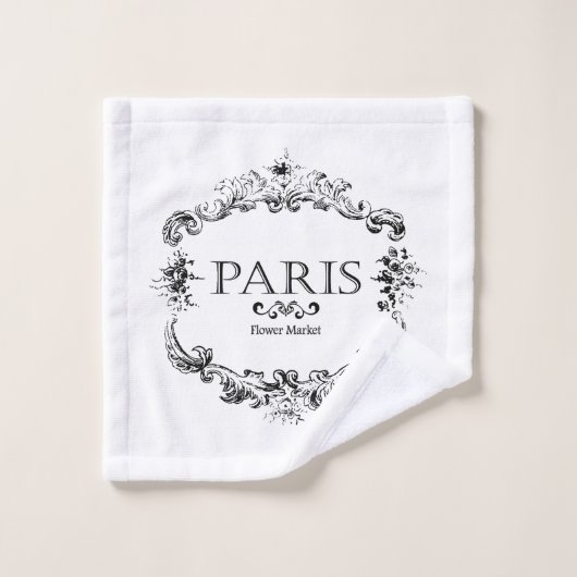 Marché aux fleurs de Paris (Gant de toilette)