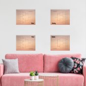 Marche Basketball Quadrant Bracket Orange Ombre (Salon)