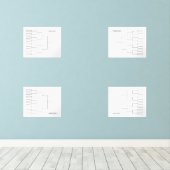 Marche Basketball Quadrant Bracket transparent (Parquet)