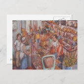 Marché central de Lancaster City PA Carte postale (Devant / Derrière)