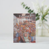 Marché central de Lancaster City PA Carte postale (Debout devant)