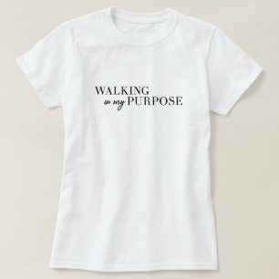 Marche dans mon T-shirt de but