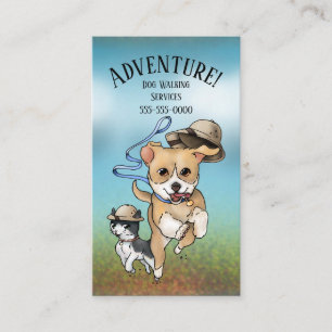Marche de chien ou carte de visite d'embarquement