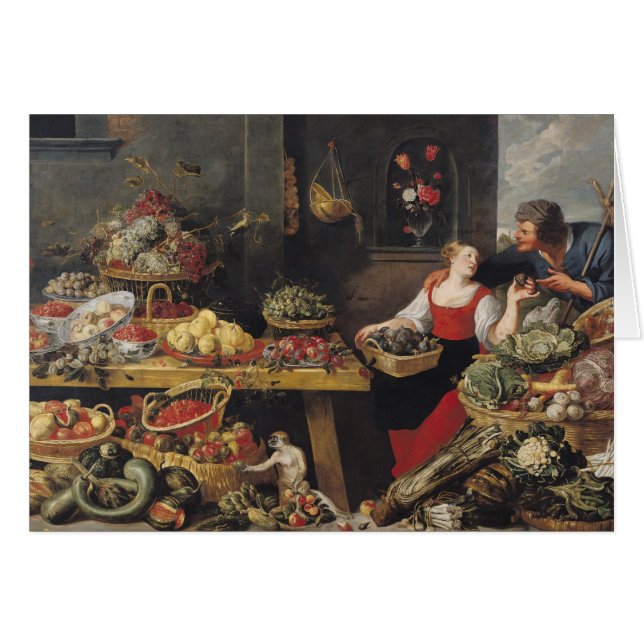 Marché de fruits et légumes (Devant horizontal)
