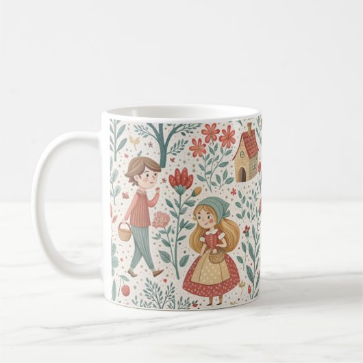 Marche de la forêt de Fairytale Mug (Gauche)