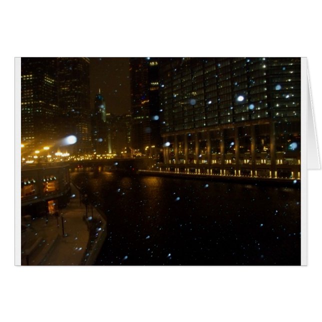 Marche de la rivière Chicago le long de Michigan A (Devant horizontal)