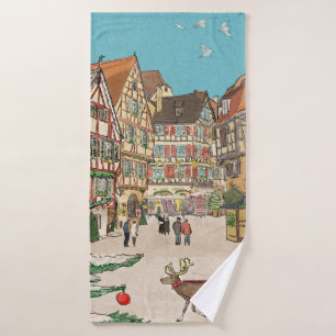Marché de Noël Strasbourg France d'inspiration rét