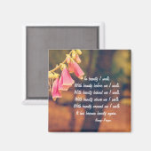 Marche de prière Navajo dans Magnet de beauté (Recto/Verso)