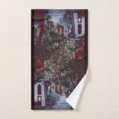 Marche de Pristine sur la 19e rue, New York (Serviette à main)