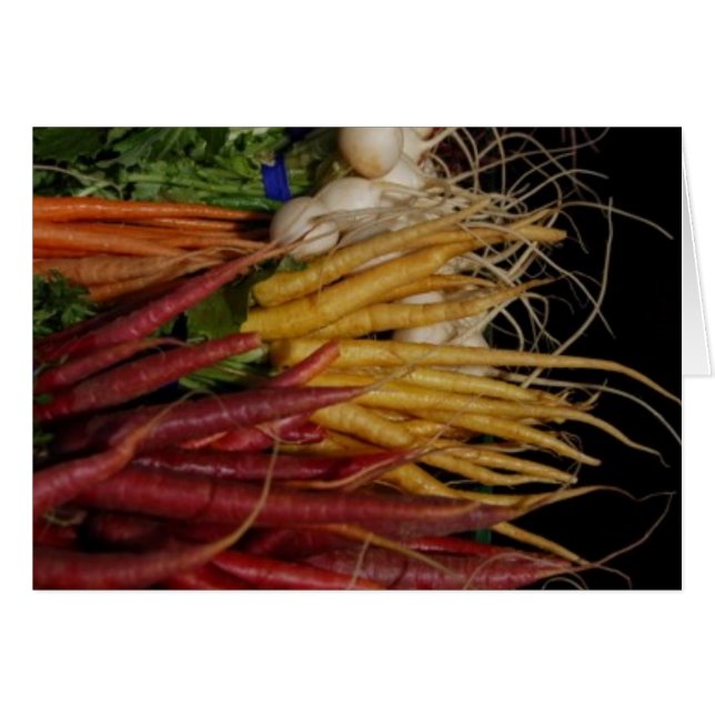 marché d'endroit de brochet de carottes (Devant horizontal)