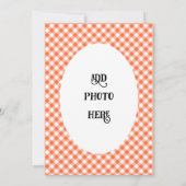 Marché des agriculteurs Invitation d'anniversaire (Dos)