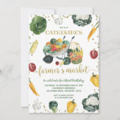 Marché des agriculteurs Invitation d'anniversaire (Devant)