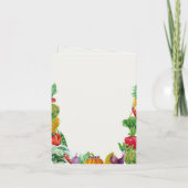 Marché des agriculteurs Invitation d'anniversaire  (Dos)