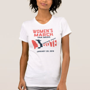 Marche des femmes San Diego : T-shirts officiels e