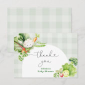 Marché des fermiers Cartes de remerciements cultiv (Devant / Derrière)