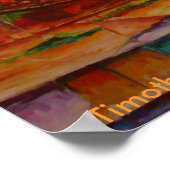 Marché des parapluies - Impression en toile (Coin)