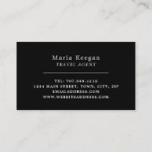 Marché du Caire, Egypte, Carte de visite des agent (Dos)