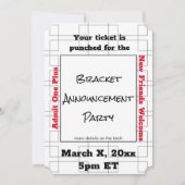 Marche Faire-part de basket-ball (Devant)