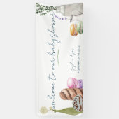 Marché français - Grande bannière de bienvenue en (Vertical)